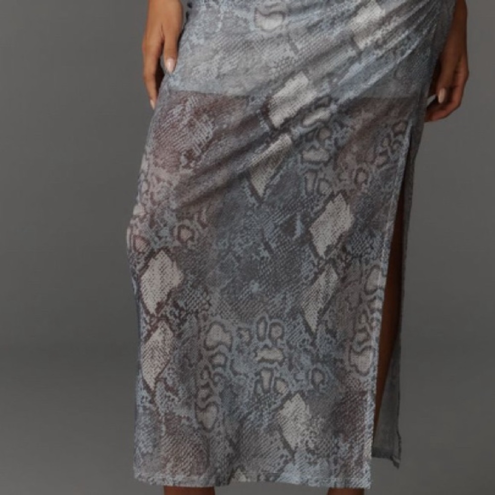 Anthropologie The Aleda Mesh Ruched Maxi
Skirt by Maeve - Size M - Picture 4 of 6